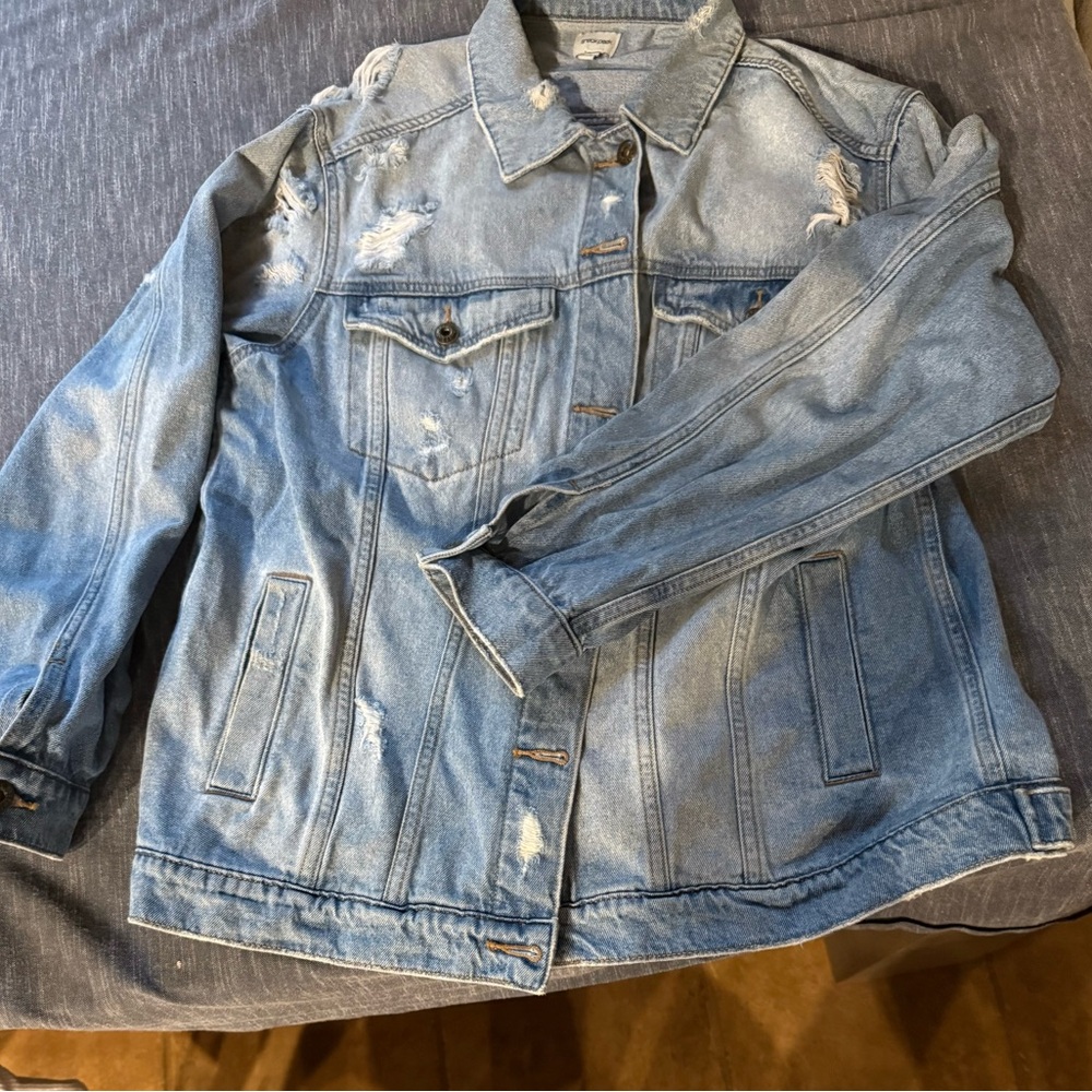 Distressed Denim Jacket